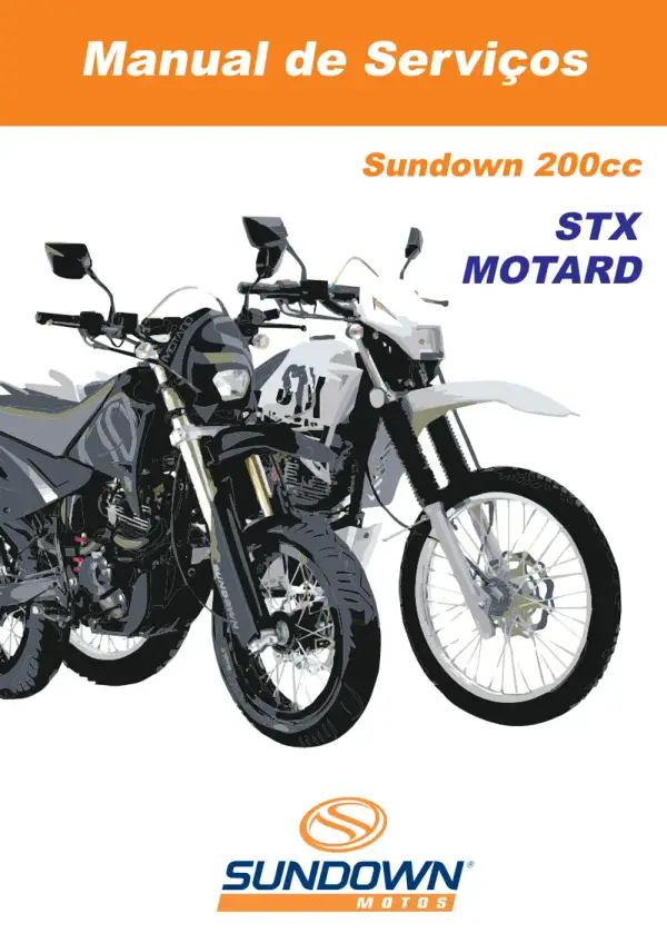 Manual De Serviços – Sundown – Stx Motard 200 – 2007 – 2008