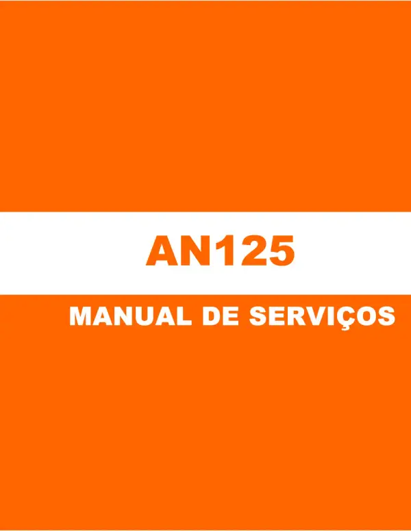 Manual De Serviços – Suzuki – AN 125 Burgman – 2004 – 2008