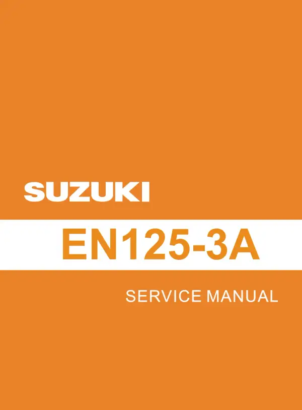 Manual De Serviços – Suzuki – EN 125 – 3A – 2010