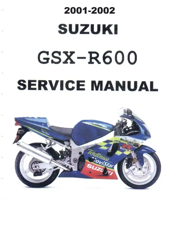 Manual De Serviços – Suzuki – GSX-R 600 – 2001 – 2002
