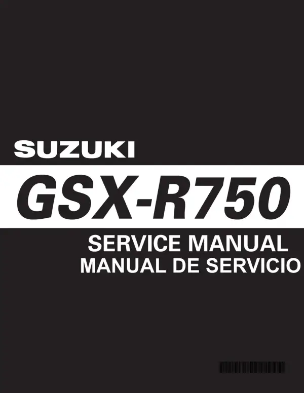 Manual De Serviços – Suzuki – GSX-R 750 – 2006
