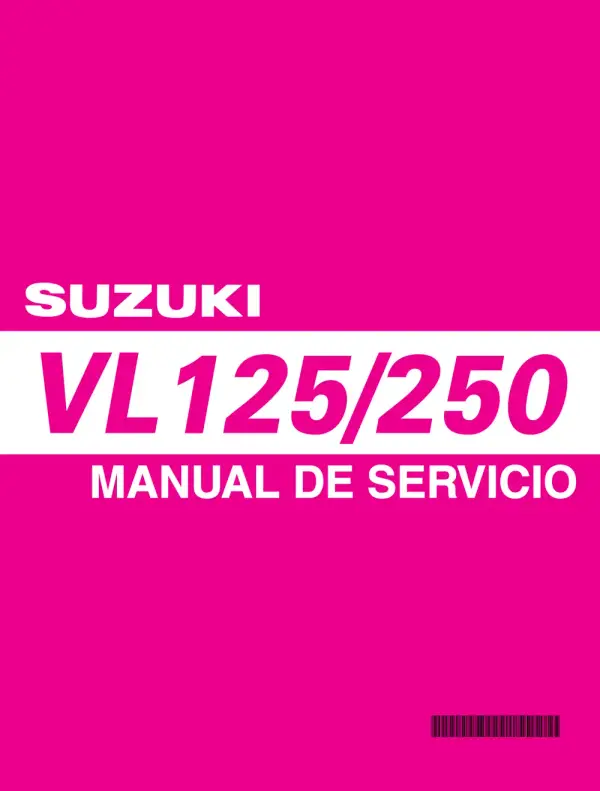 Manual De Serviços – Suzuki – VL 125 – 250 – 2000 – 2007