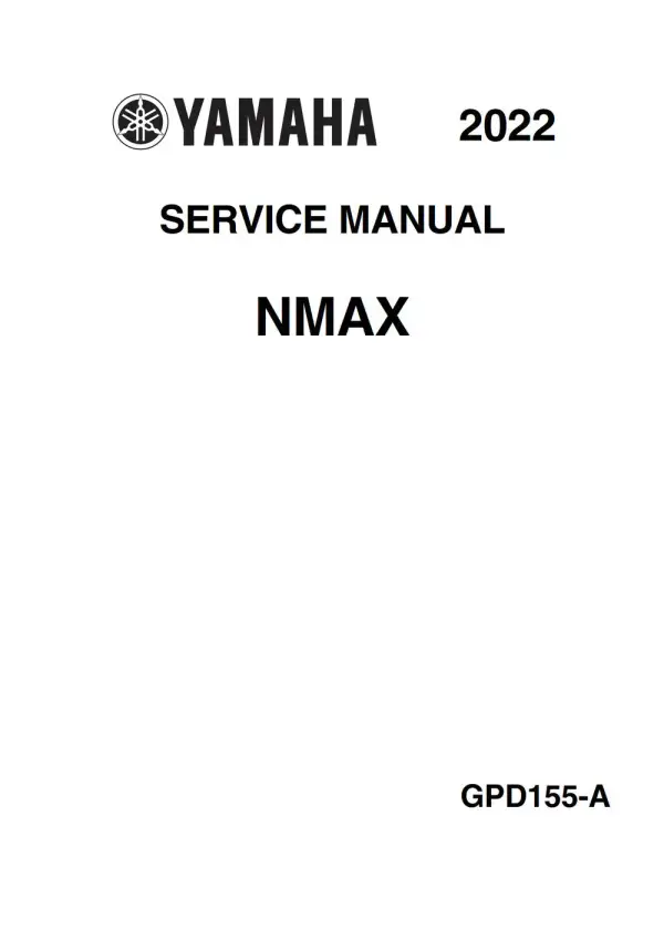 Manual De Serviços – Yamaha – NMAX 155 – 2022