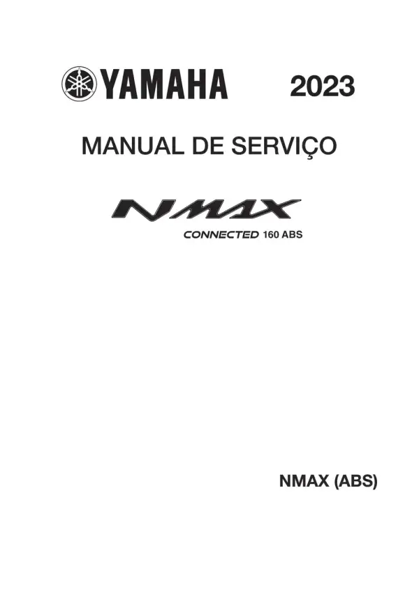 Manual De Serviços – Yamaha – NMAX Connected 160 ABS – 2023