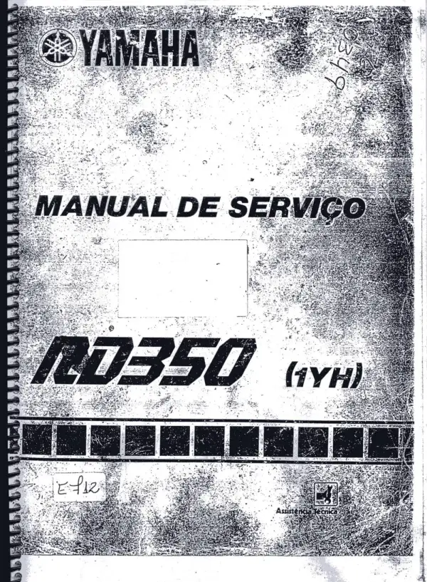Manual De Serviços – Yamaha – RD 350 – 1986 – 1993