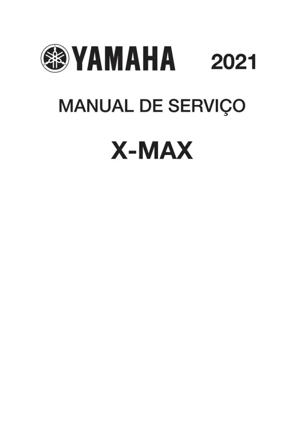 Manual De Serviços – Yamaha – X-MAX 250 ABS – 2020 – 2023