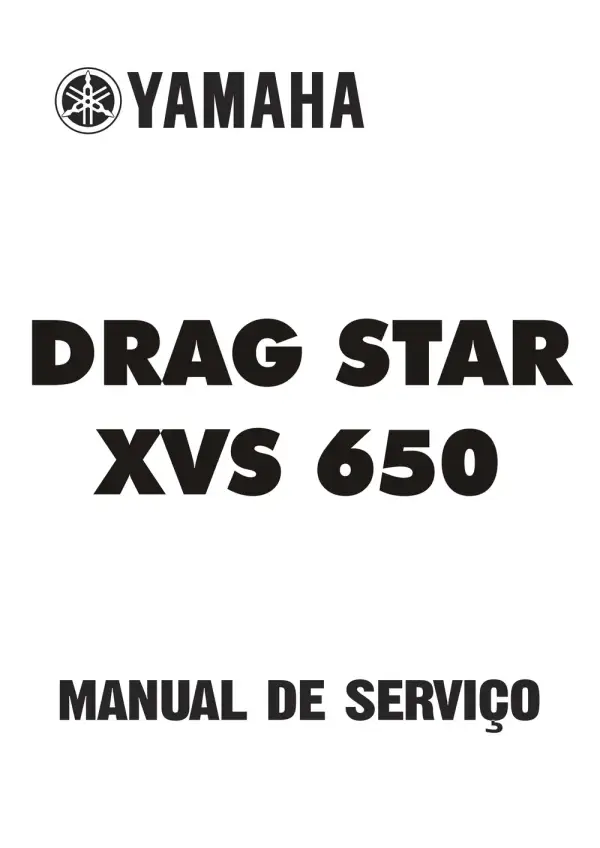 Manual De Serviços – Yamaha – XVS 650 Dragstar – 2003 – 2004