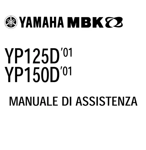 Manual De Serviços – Yamaha – YP 125D – YP 150D – 2001